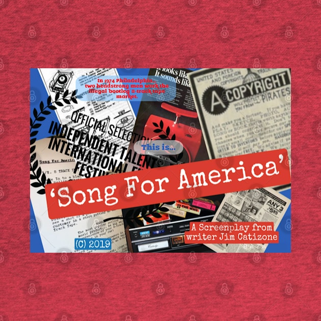 Song For America - 4 - Collage 2 - Modern Meets Retro by Beanietown Media Designs